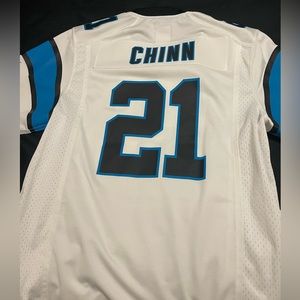 2022 Men’s Nike Jeremy Chinn White Carolina Panthers Game Jersey (M)